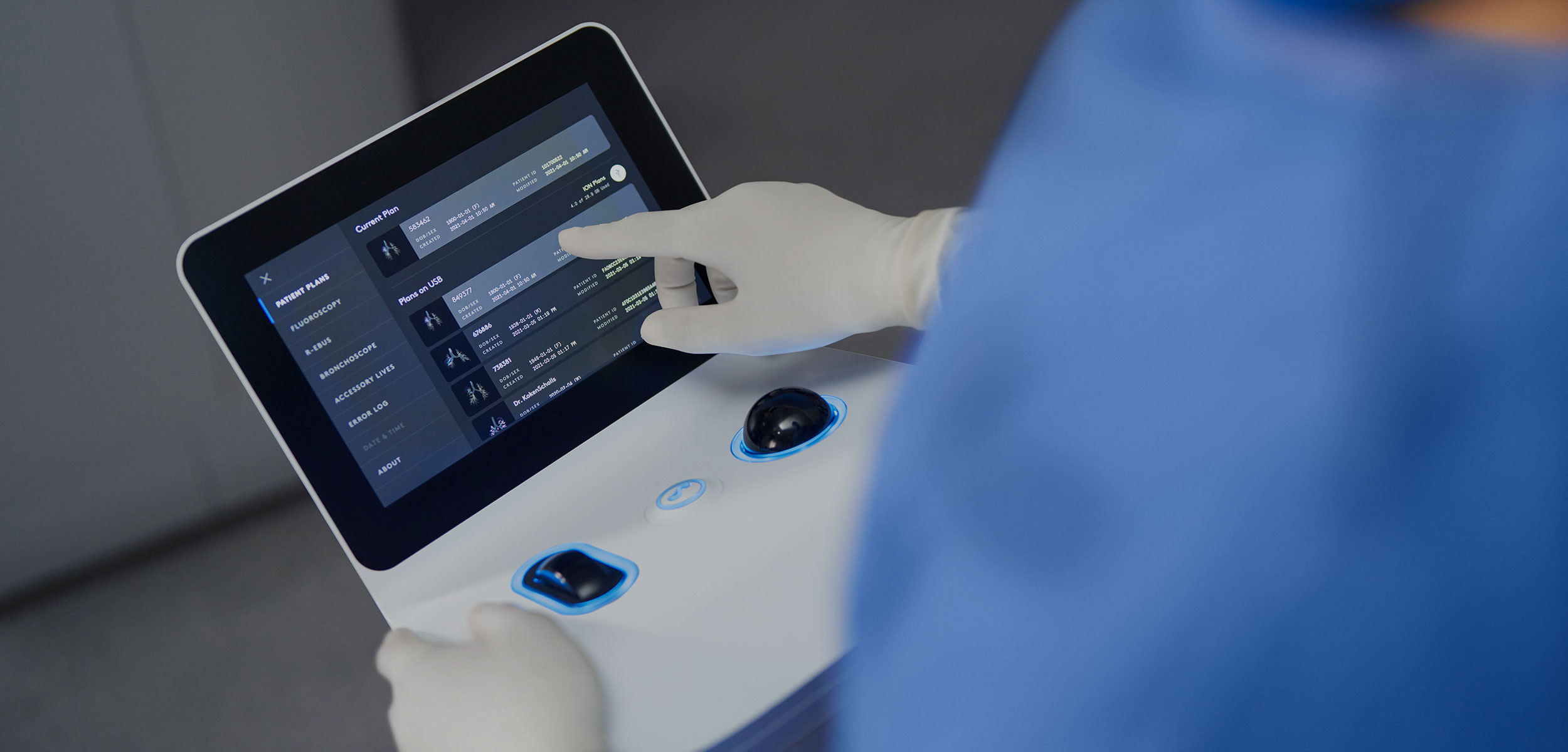 Side view of Ion system controller