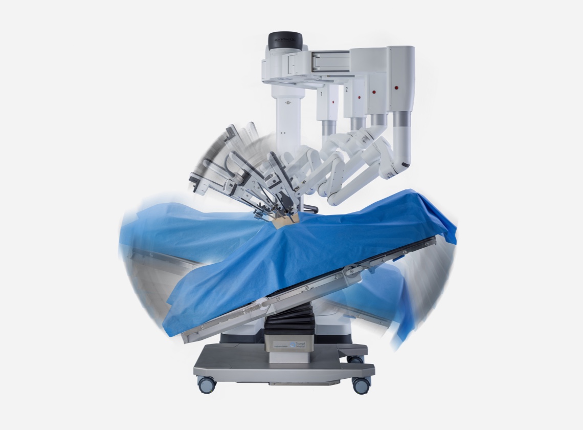 Table motion with Da Vinci Software integration on Xi system