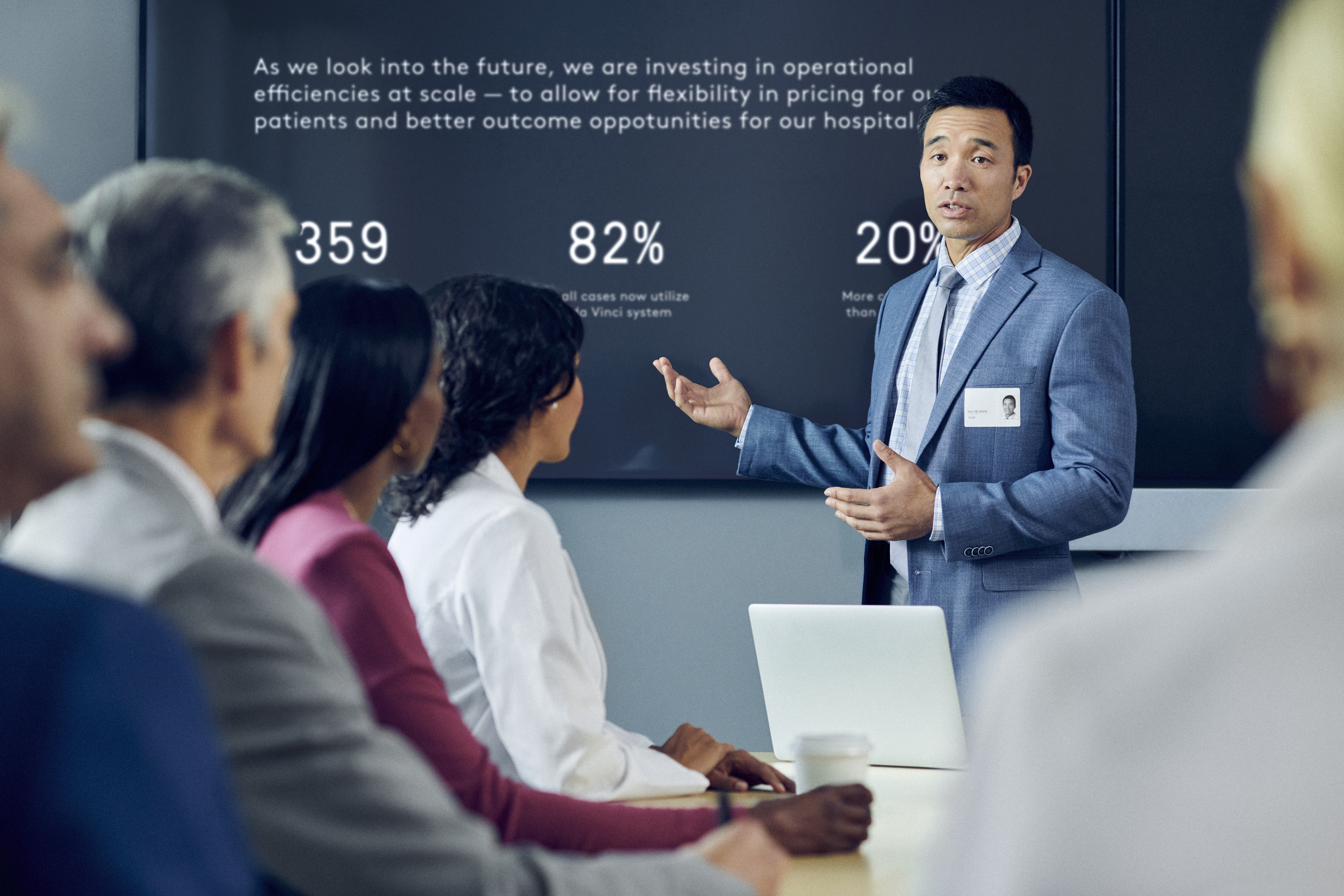 Instructor presenting to attendees