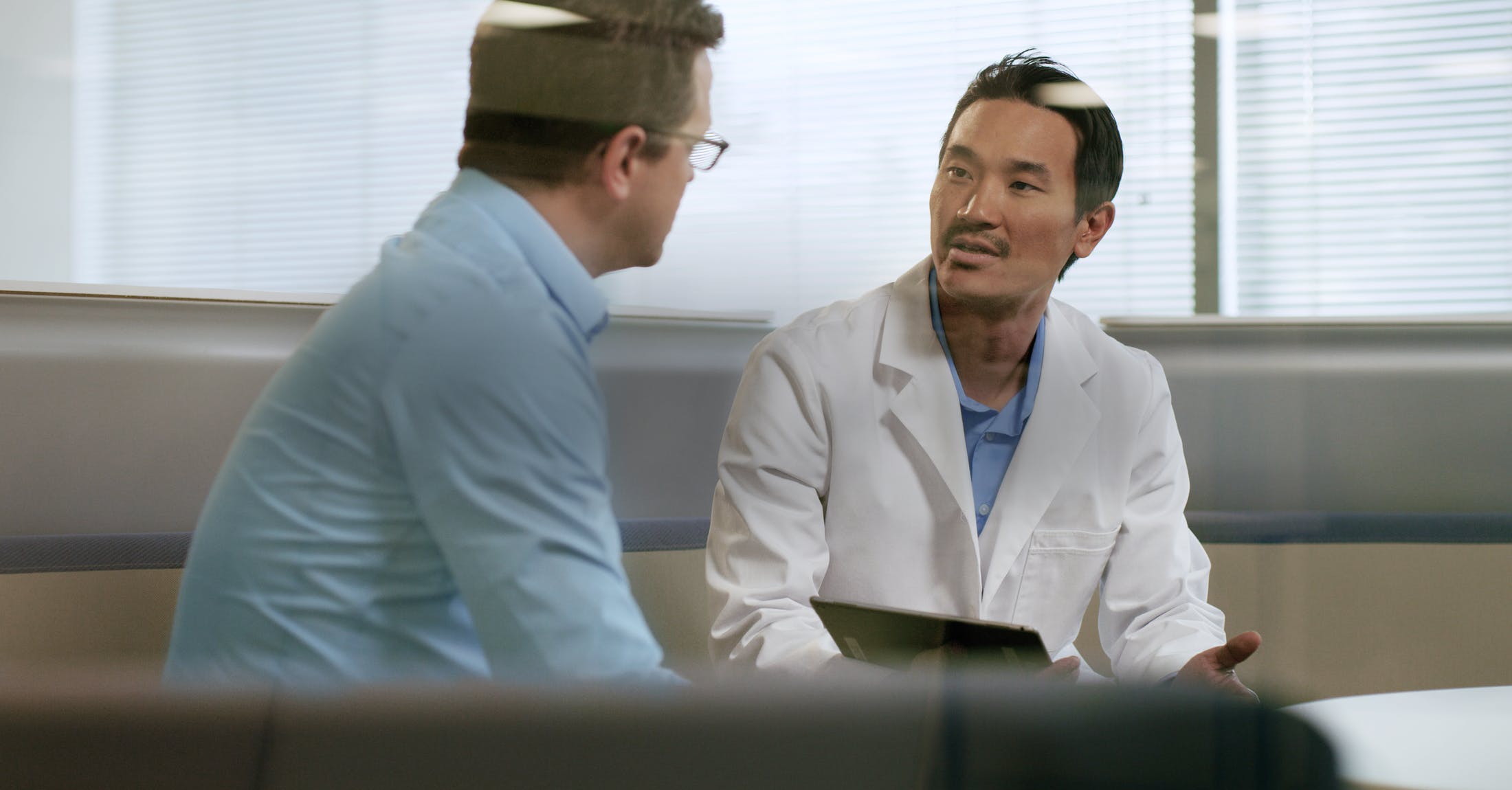 doctor consulting patient