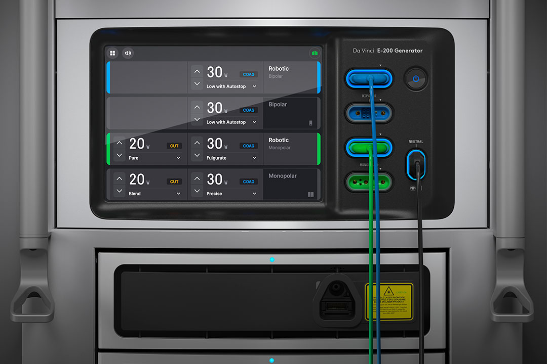Da Vinci E-200 generator front panel