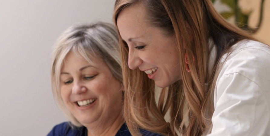 Image of Dr. Amanda Pysher and Jennifer Luebke