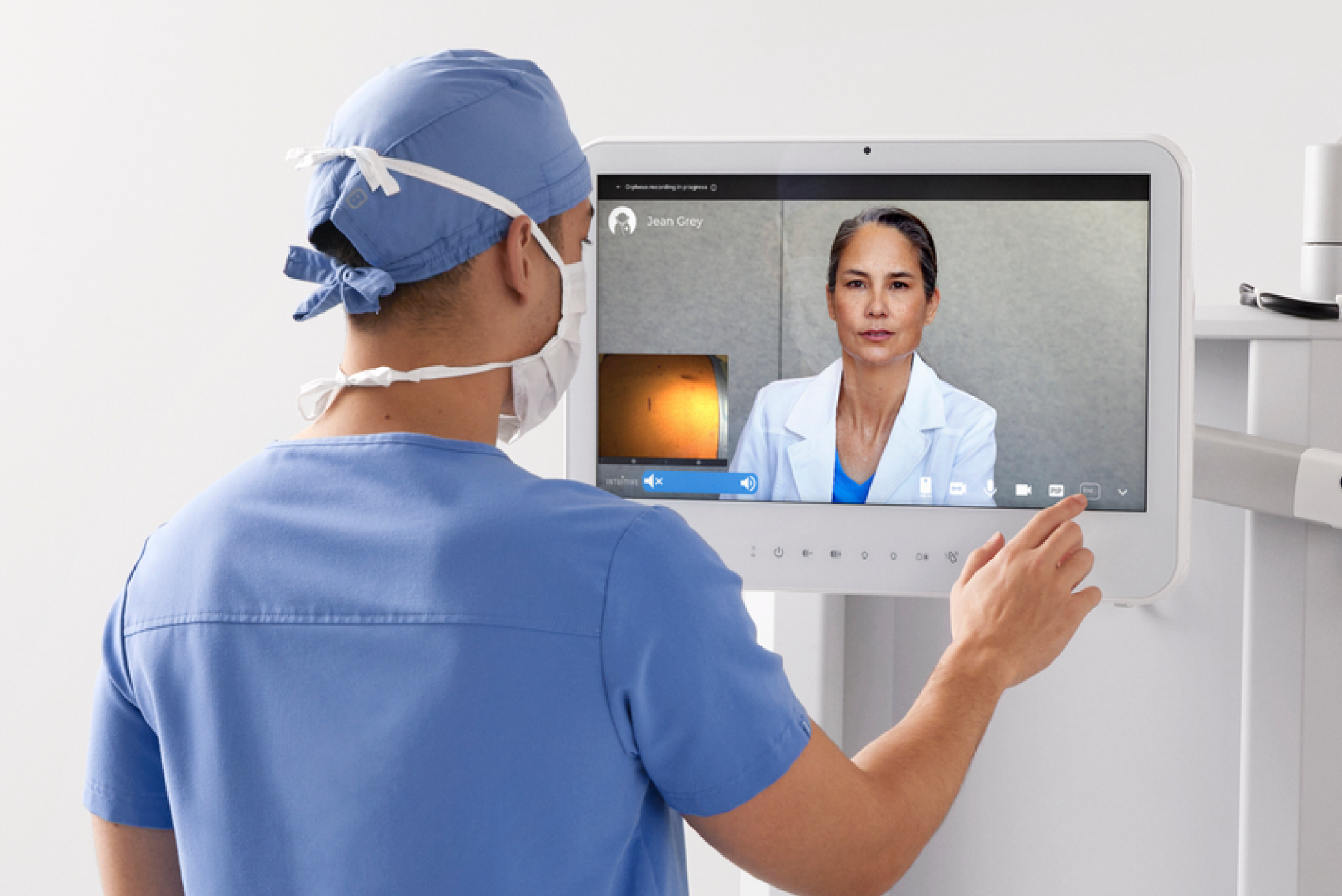 Remote surgeon joining by telepresence