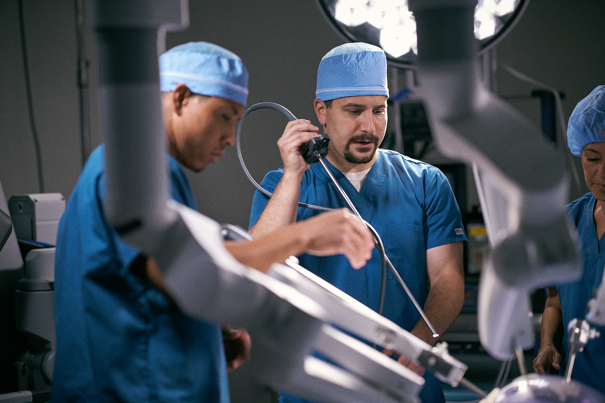 Da Vinci Xiシステムを使用する術者トレーニングチーム