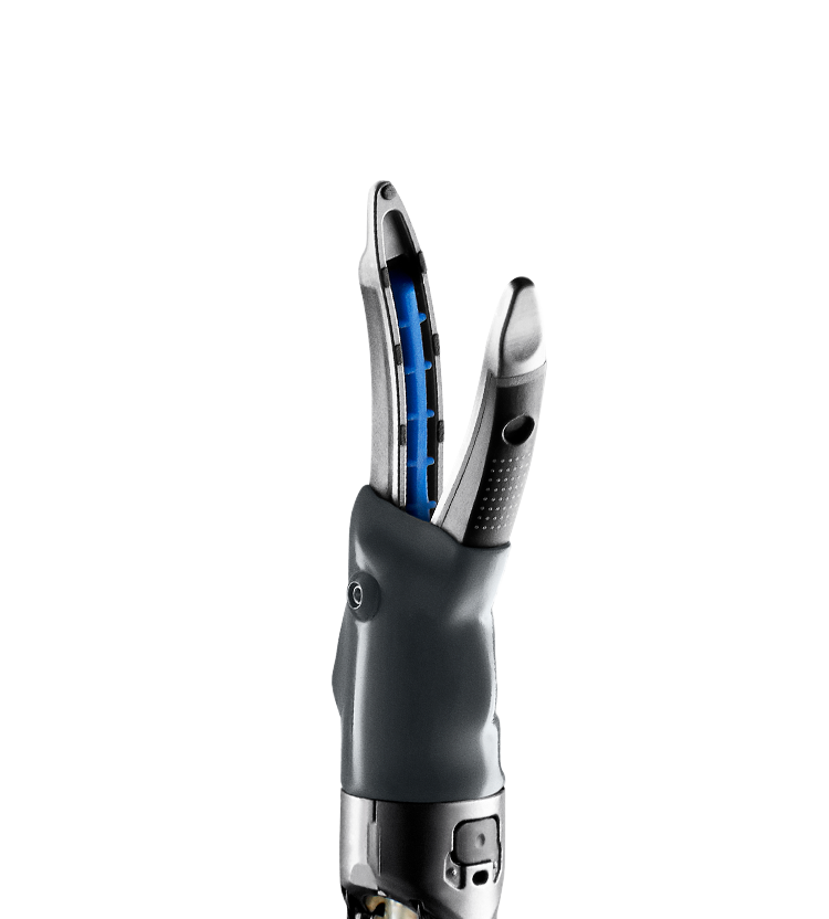 ジョーが開いた状態の da Vinci エナジー SynchroSealインストゥルメント