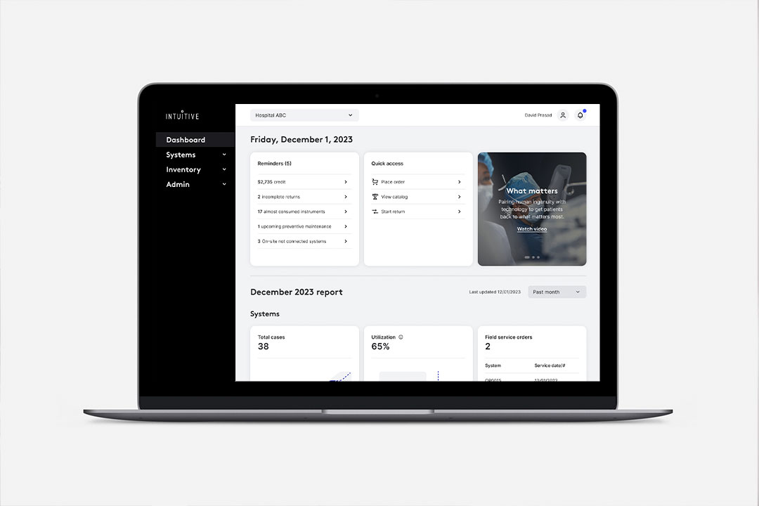 カスタマーポータルシステムの使用状況円グラフ